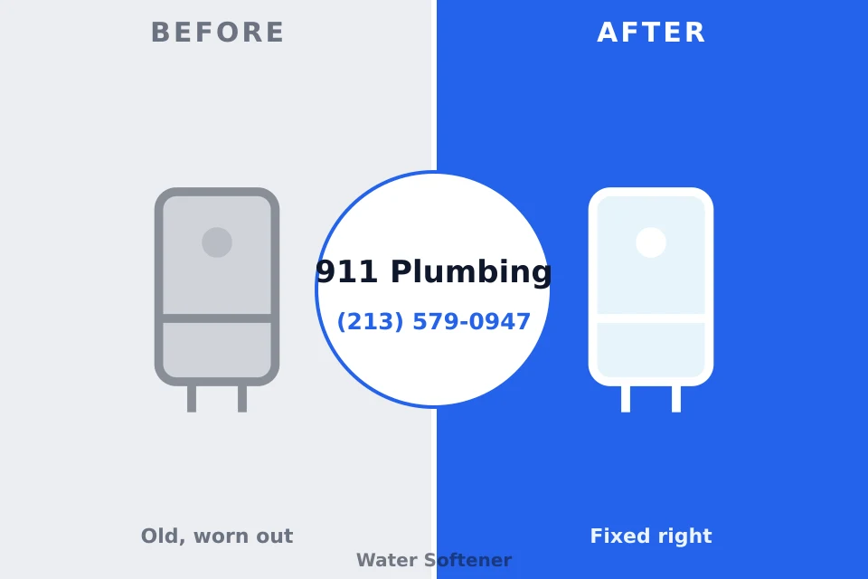 Before and after: plumbing company Random Lake, WI